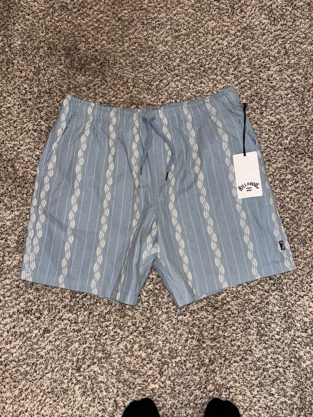 Billabong Mario Jacquard Short in Cosmic Blue